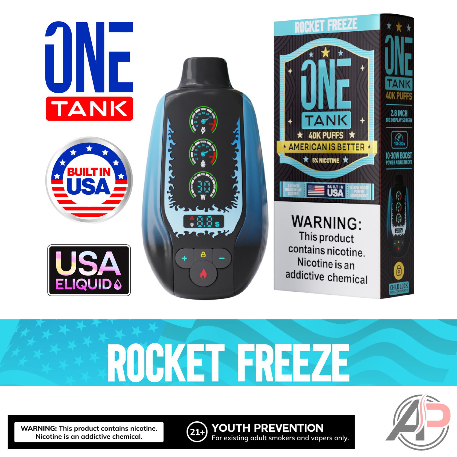 One Tank 40,000 Puffs Disposable Vape Device