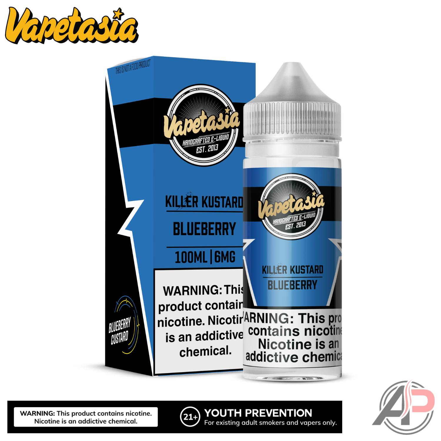Vapetasia Killer Kustard Blueberry 100mL E-Liquid