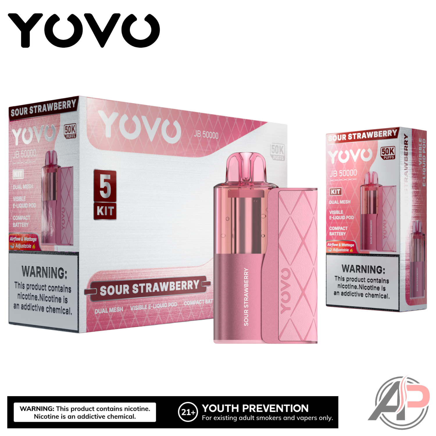 Yovo JB50000 Puffs Disposable Vape Device Kit