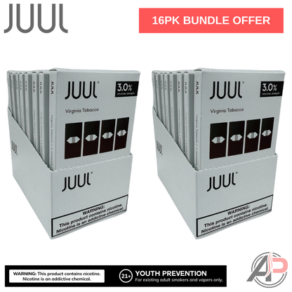 Juul Pods Virginia Tobacco 4 Pod Pack Wholesale Bundle Box 16 Packs Apvs Juul Pods Virginia Tobacco 4 Pod Pack Wholesale Bundle Box 16 Packs Apvs