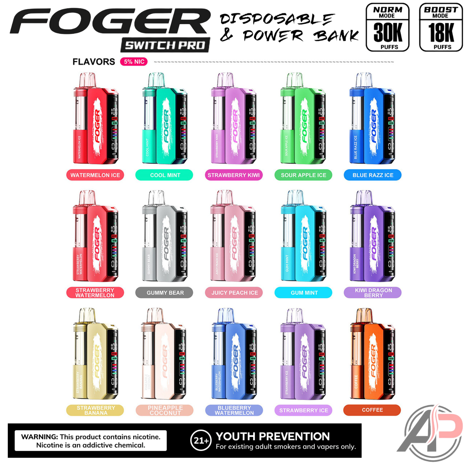elf bar vape uk Strawberry Banana Foger Switch Pro Starter Kit Disposable Vape main image 1