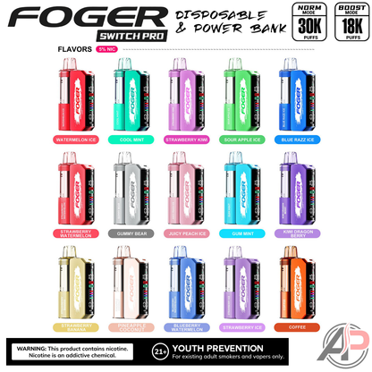 Foger Switch Pro 30k Puffs Disposable Vape Device