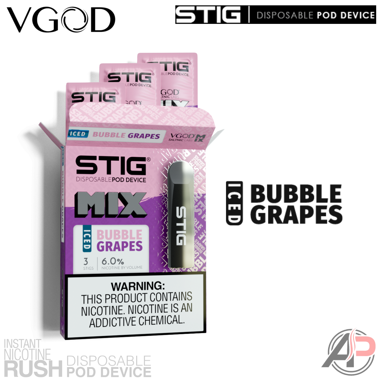 stig disposable vape VGOD STIG Disposable Vape Pen | Vaping Device