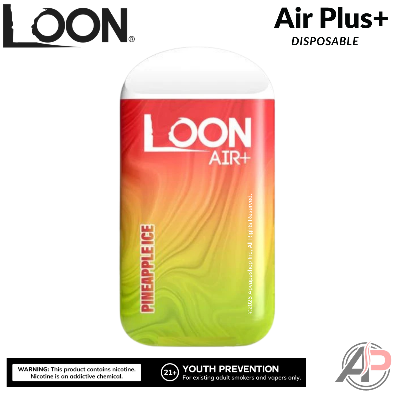 loon vape pen Loon Air+ Strawberry Buzz Disposable Vape - Delivered In As Fast As 15  Minutes main image 1