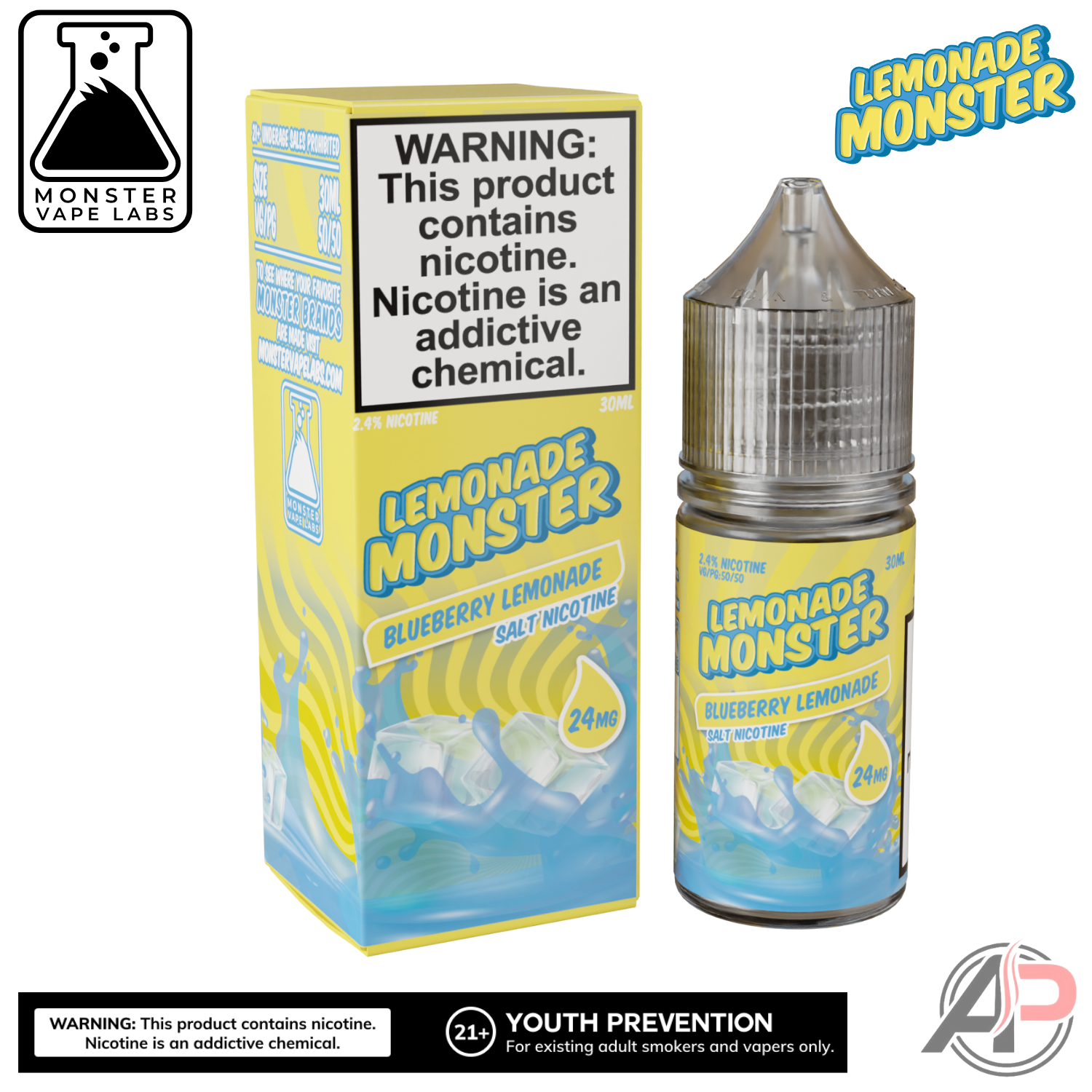 Blueberry Lemonade E-Liquid By Lemonade Monster Vape Labs 100mL
