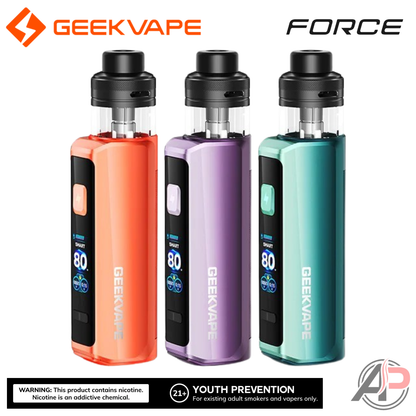 Geek Vape Aegis Force 80w Pod Mod Stater Kit Device Apvs Geek Vape Aegis Force 80w Pod Mod Stater Kit Device Apvs