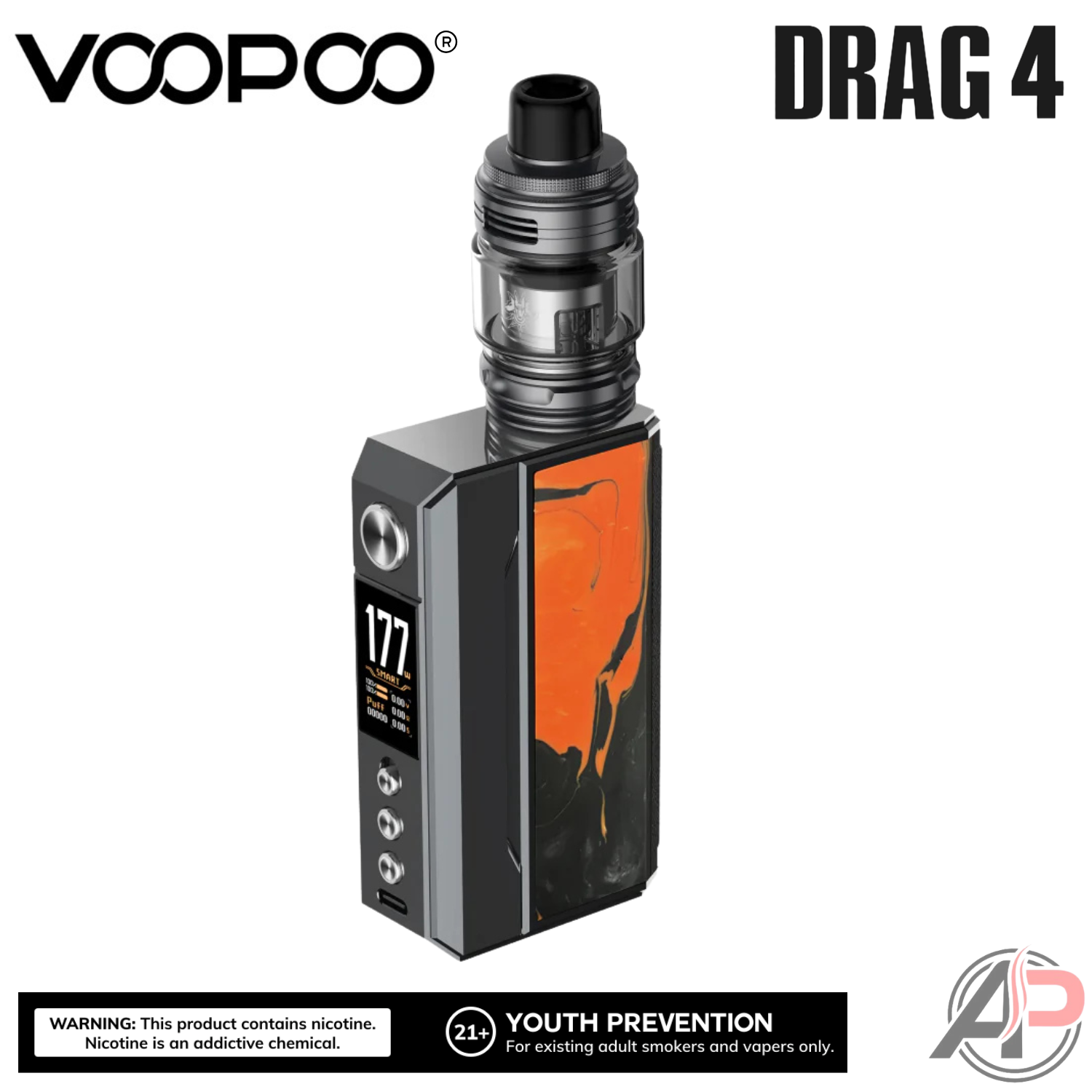 Voopoo Drag 4 177W Vape Mod Starter Kit Apvs Voopoo Drag 4 177W Vape Mod Starter Kit Apvs
