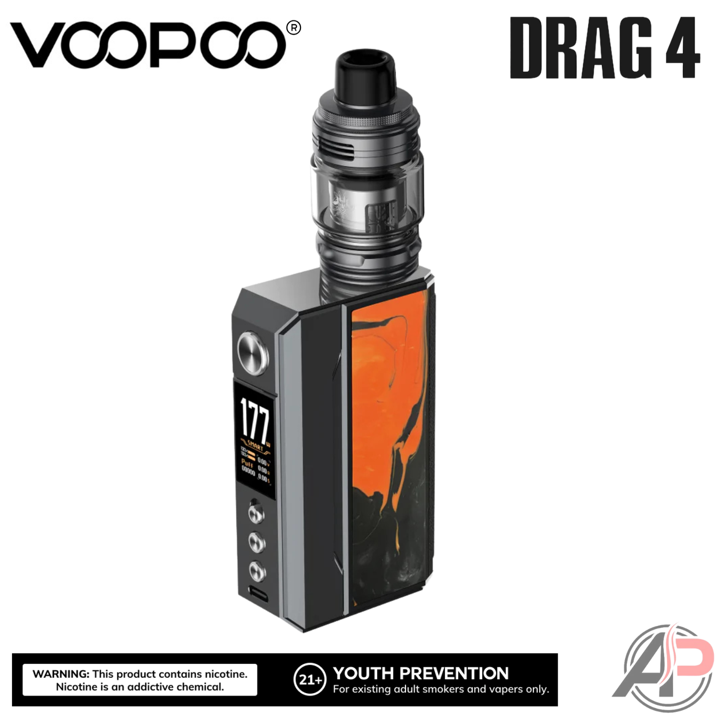 Voopoo Drag 4 177W Box Mod Starter Kit Device