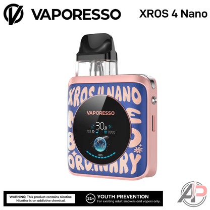 Vaporesso Xros 4 Nano Pod System Starter kit Device Apvs Vaporesso Xros 4 Nano Pod System Starter kit Device Apvs