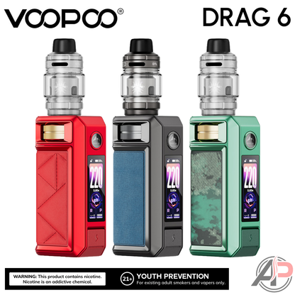 Voopoo Drag 6 220w Box Mod Starter Kit Device