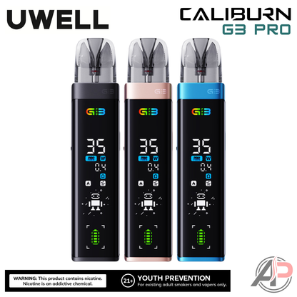 Uwell Caliburn G3 Pro Pod System Starter Kit Device