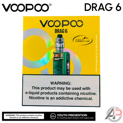 Voopoo Drag 6 220w Box Mod Starter Kit Device