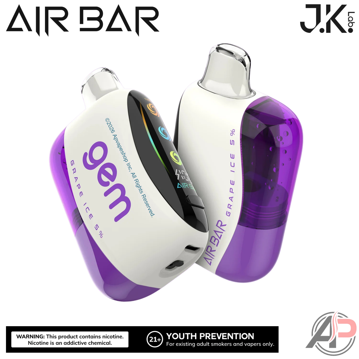 Air Bar Gem 50k Puffs Disposable Vape Device