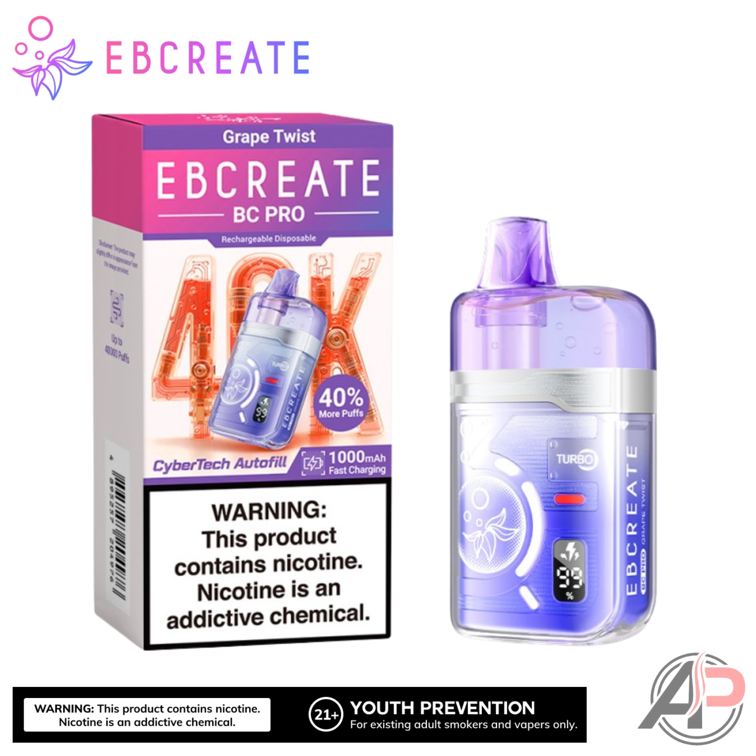 Ebcreate BC Pro 40000 Puffs Disposable Vape Device