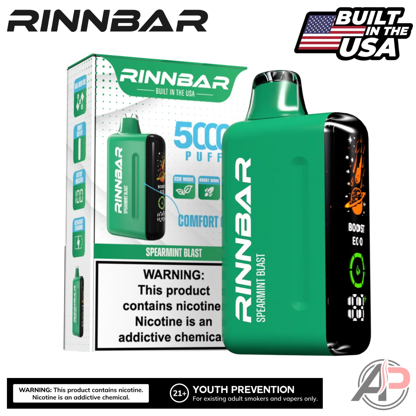 Rinnbar 50000 Puffs Disposable Vape Device