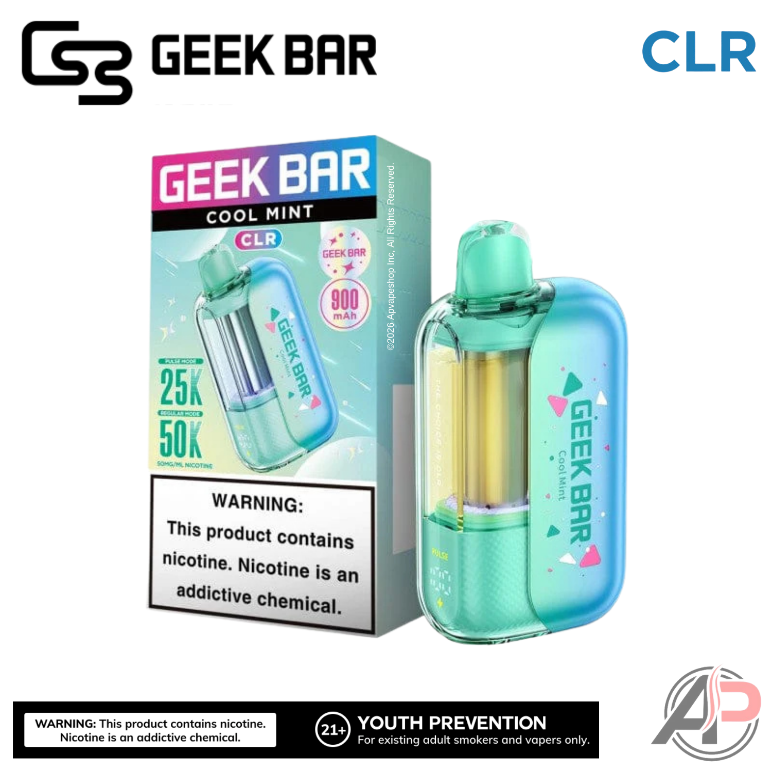 Geek Bar CLR 50,000 Puffs Disposable Vape Device