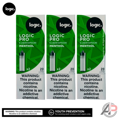 Logic Pro Menthol Capsules 2 Pack
