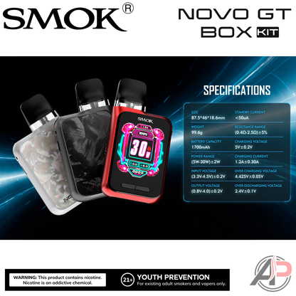 Smok Novo GT Box 30w Pod System Starter Kit device