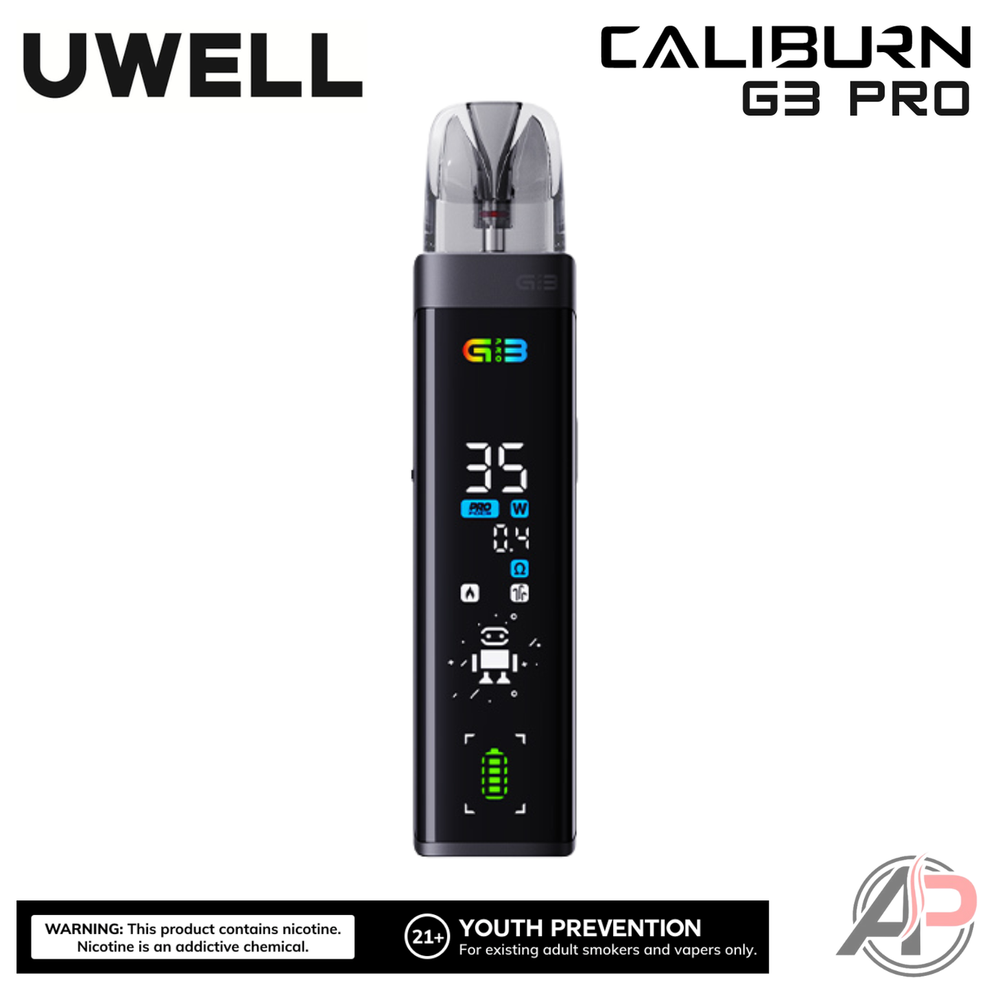 Uwell Caliburn G3 Pro Pod System Starter Kit Device