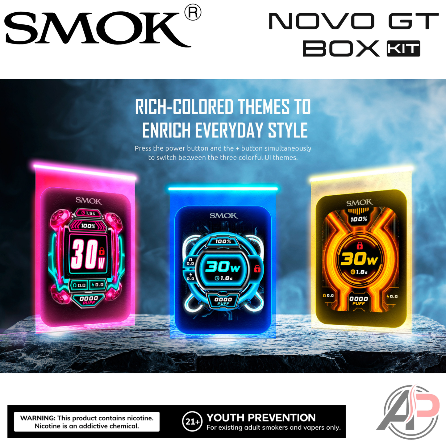 Smok Novo GT Box 30w Pod System Starter Kit device
