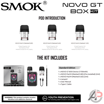 Smok Novo GT Box 30w Pod System Starter Kit device