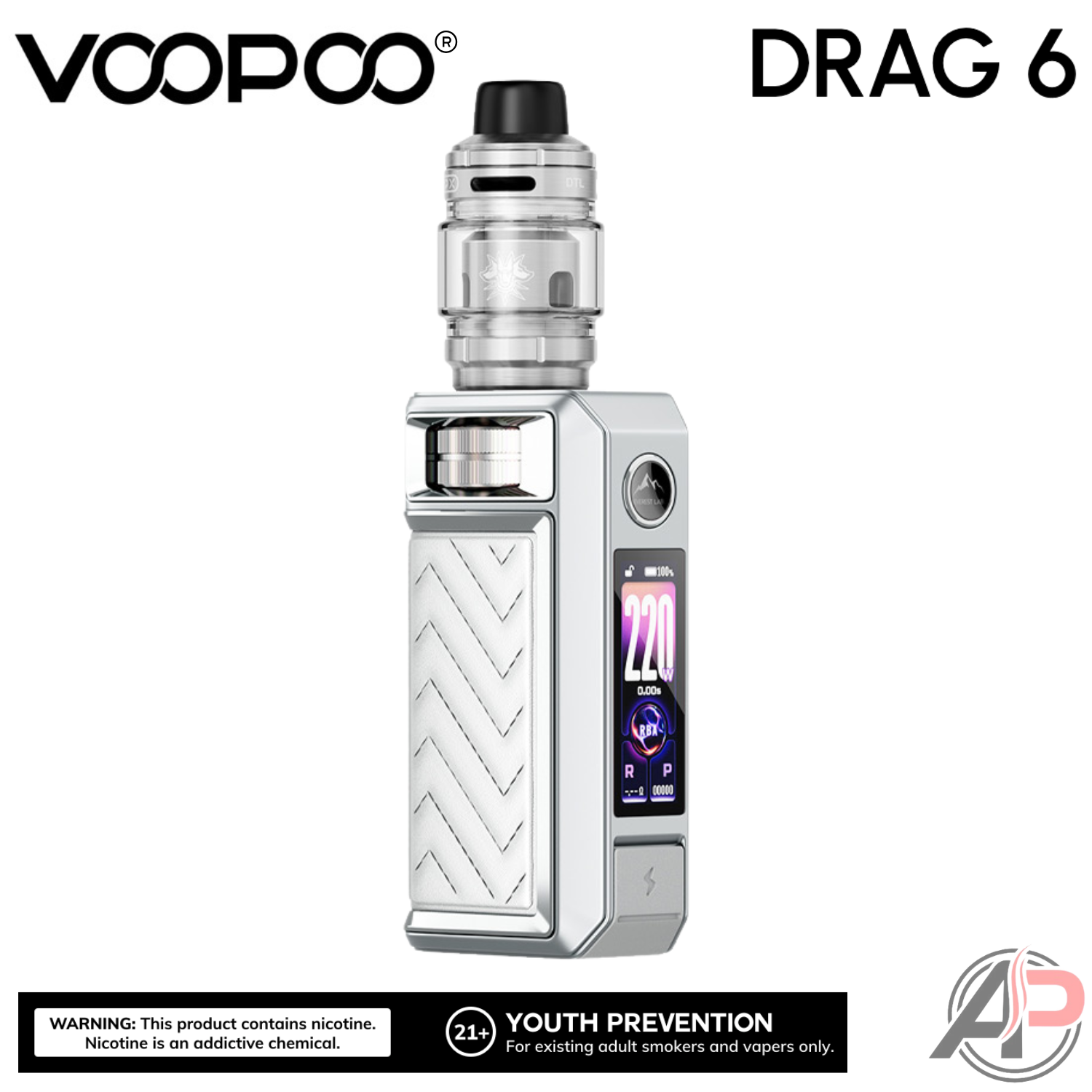 Voopoo Drag 6 220w Box Mod Starter Kit Device