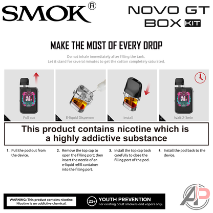 Smok Novo GT Box 30w Pod System Starter Kit device