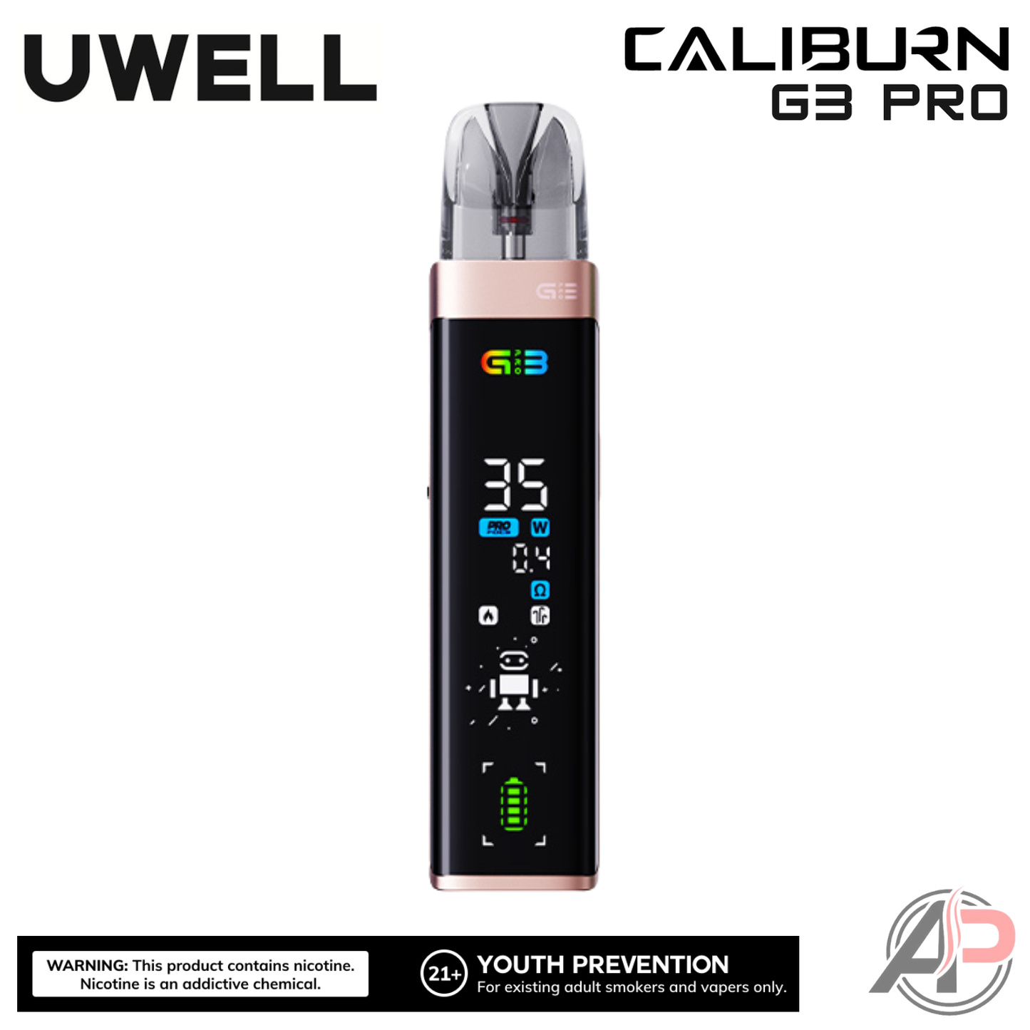 Uwell Caliburn G3 Pro Pod System Starter Kit Device