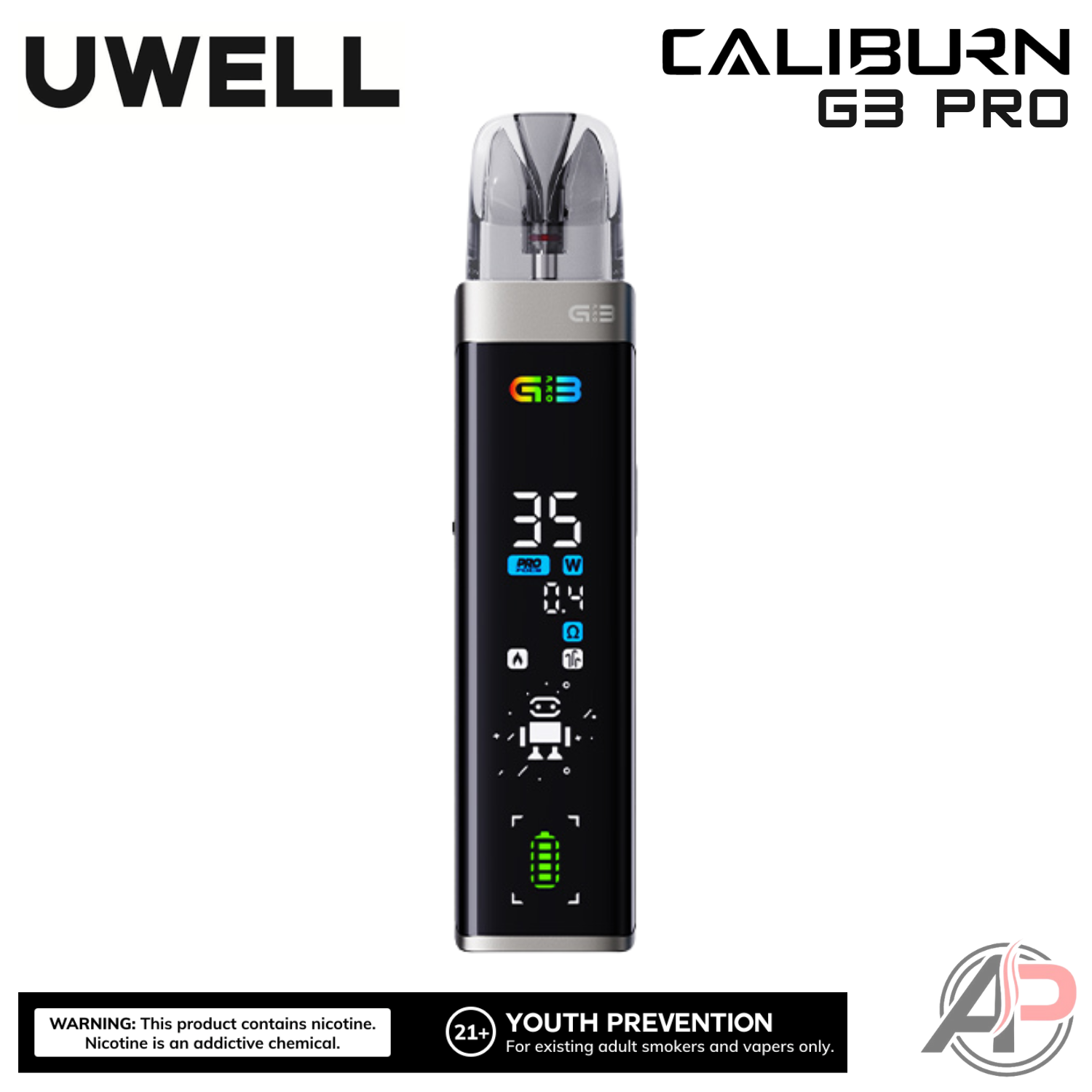 Uwell Caliburn G3 Pro Pod System Starter Kit Device