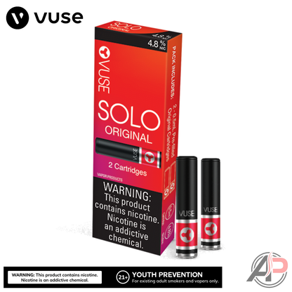 Vuse Solo Original Cartridge 2 Pack Apvs Vuse Solo Original Cartridge 2 Pack Apvs