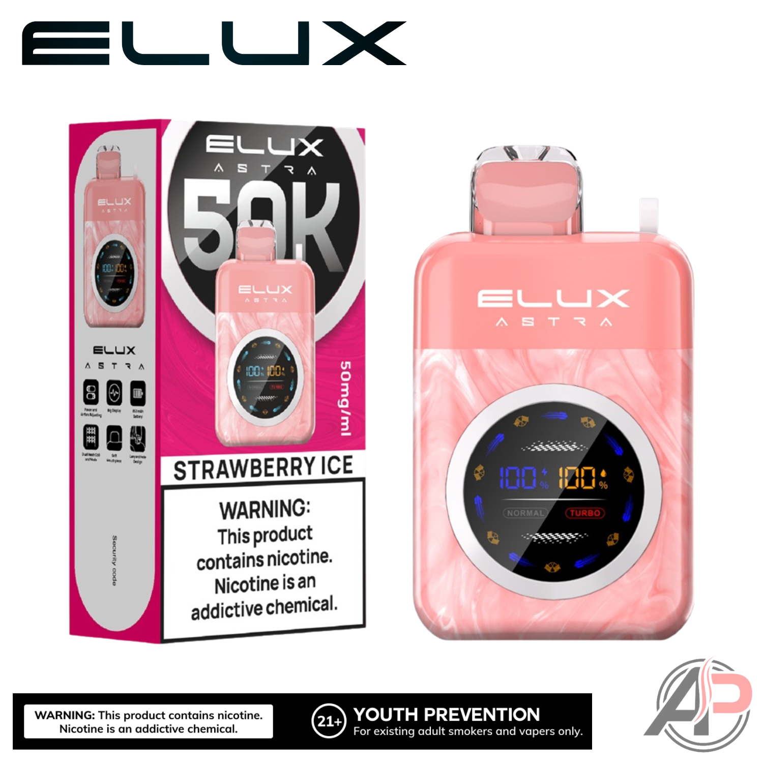 Elux Astra 50000 Puffs Disposable Vape Device