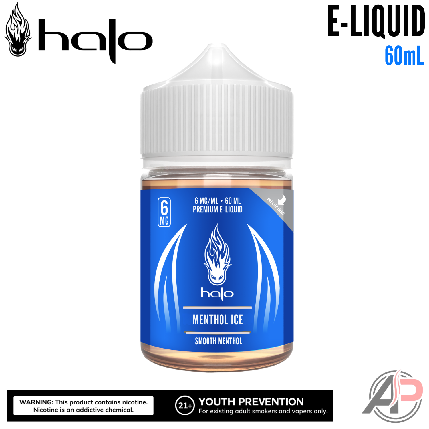 Halo Menthol Ice E-Liquid 60ml | Vape Juice | E-Juice Apvs Halo Menthol Ice E-Liquid 60ml | Vape Juice | E-Juice Apvs