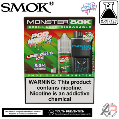 Smok Monster 80k Puffs Refillable Disposable Vape Device