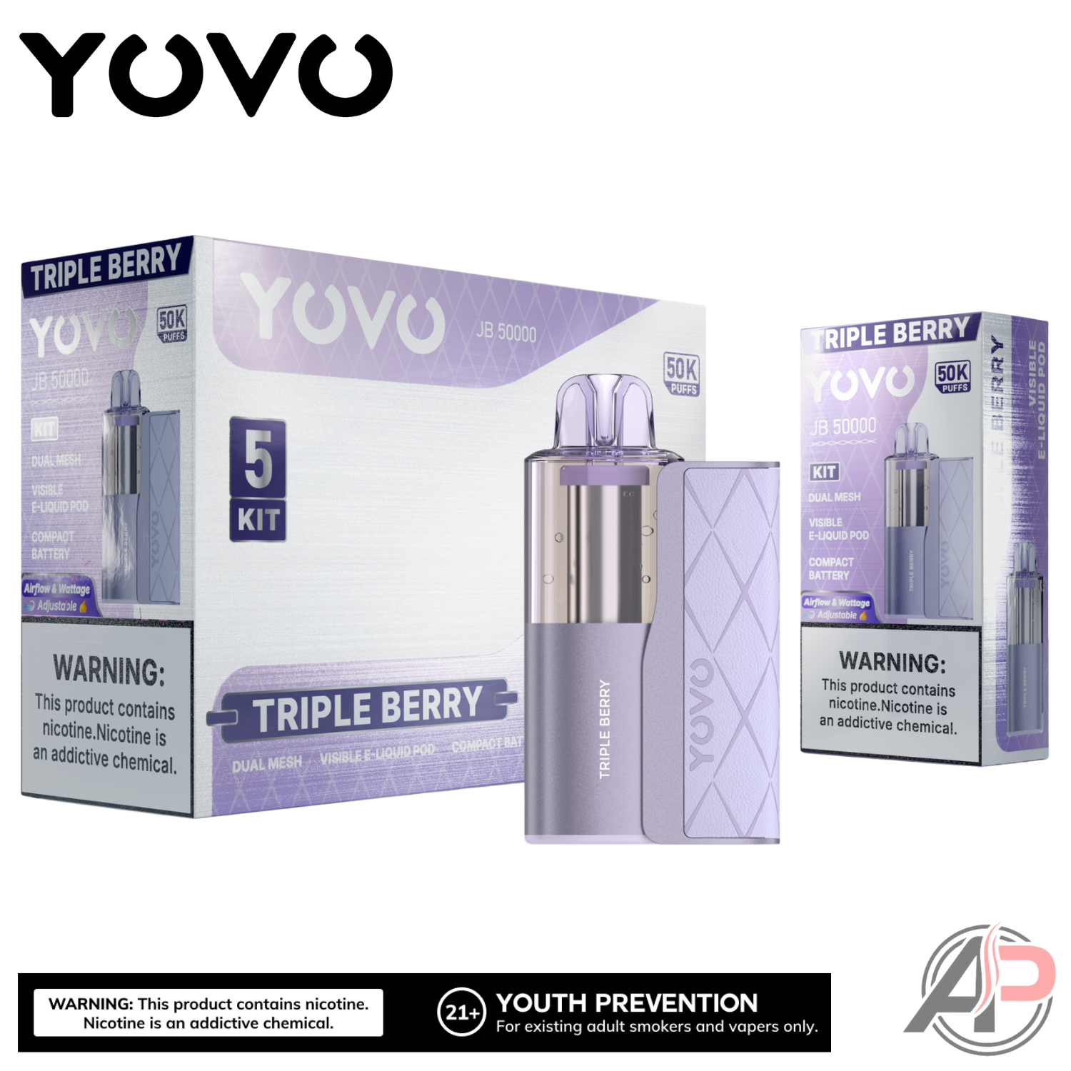 Yovo JB50000 Puffs Disposable Vape Device Kit