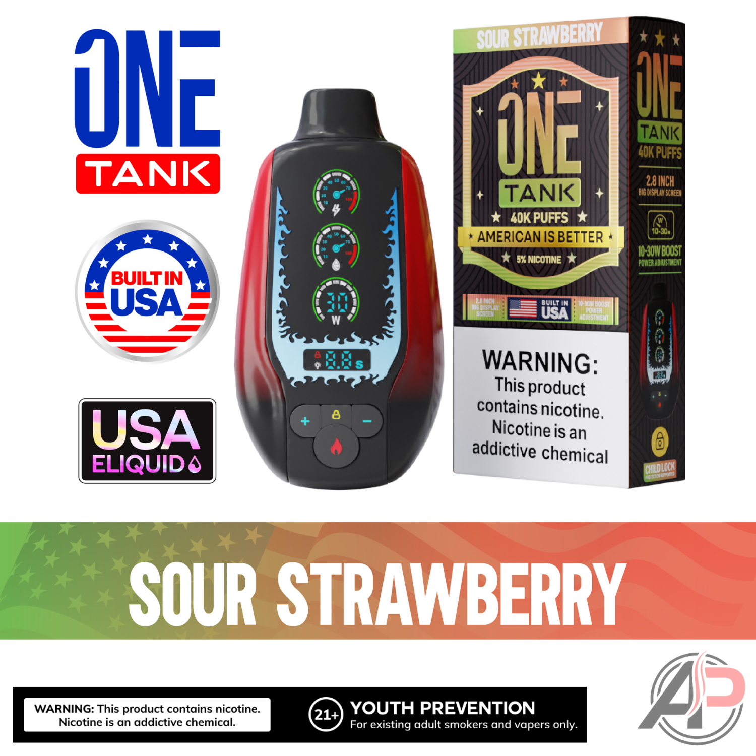 One Tank 40,000 Puffs Disposable Vape Device