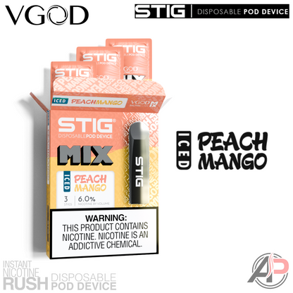 Vgod Stig Disposable Vape Device 3 Pack