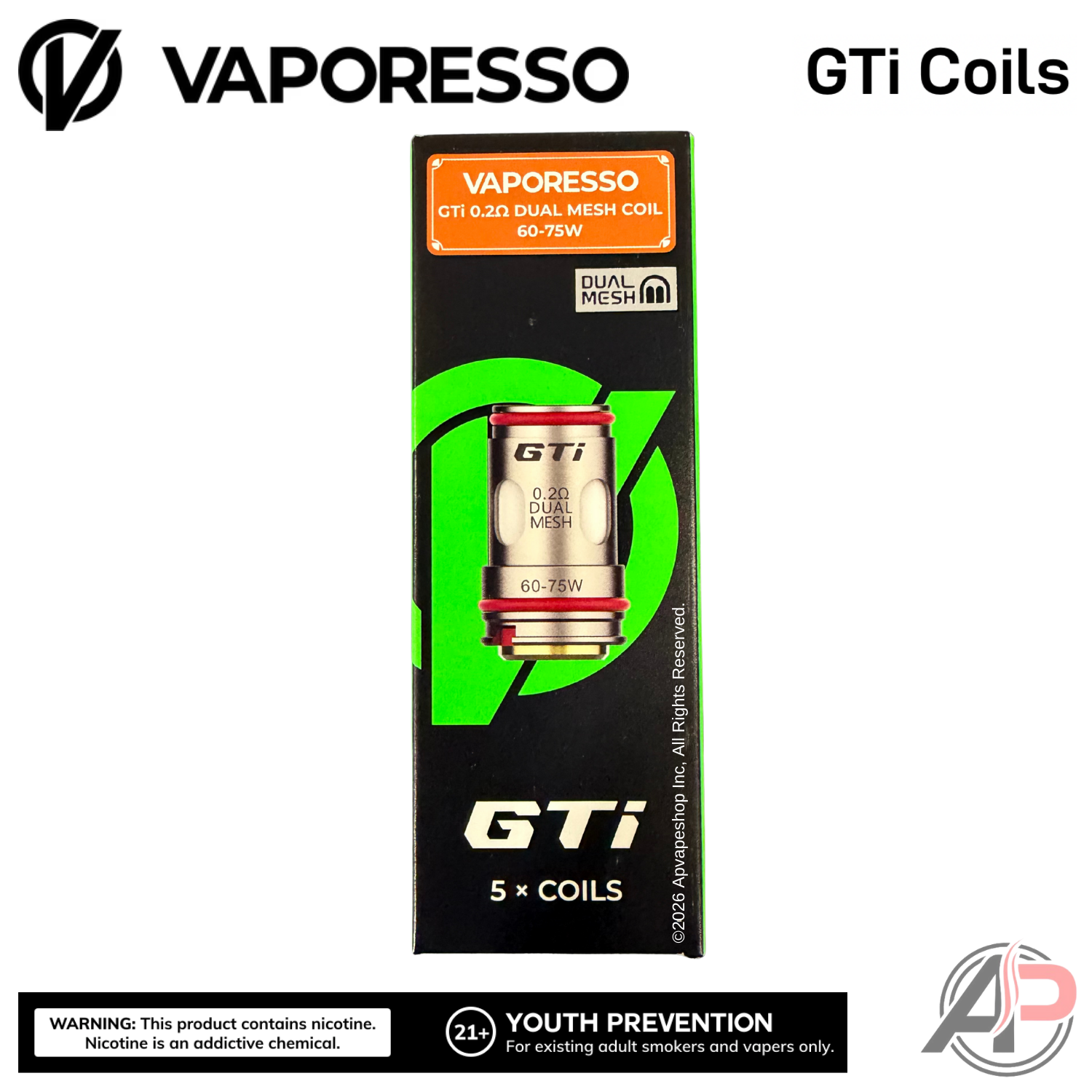 Vaporesso Gti Replacement Coils 5 Pack