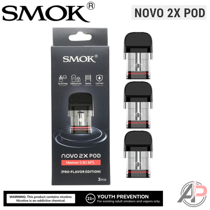 Smok Novo 2x Replacement Pods 3 Pack