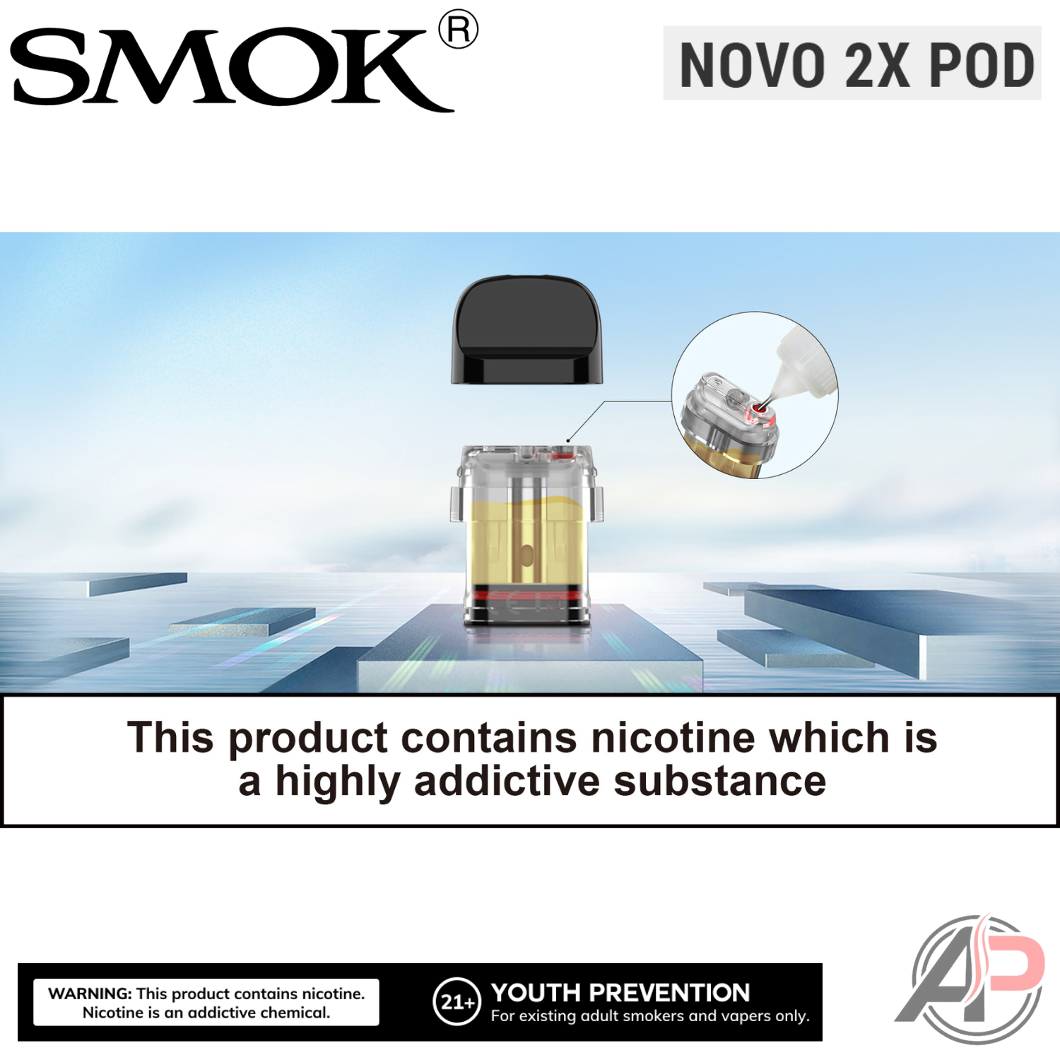Smok Novo 2x Replacement Pods 3 Pack