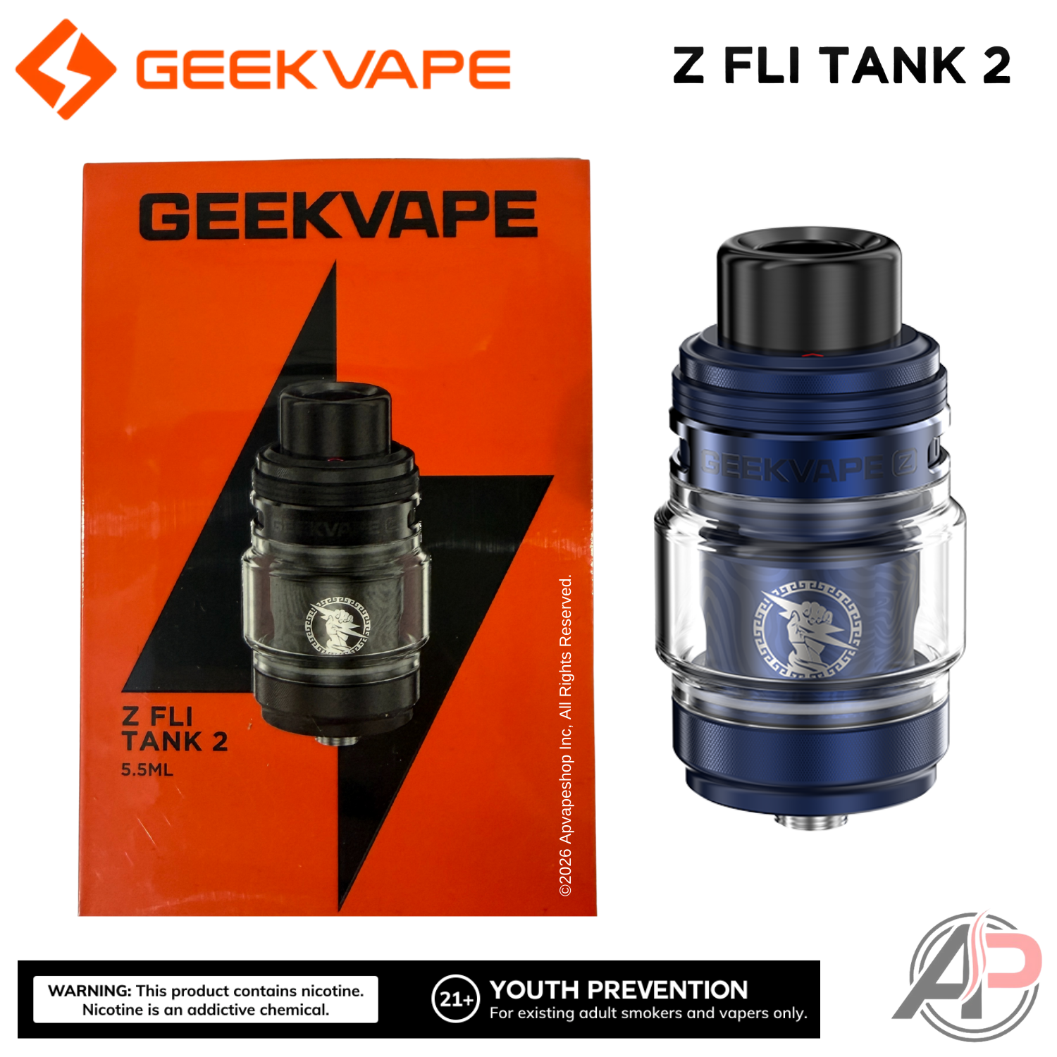 Geek Vape Z Zeus Fli 2 Tank Apvs Geek Vape Z Zeus Fli 2 Tank Apvs