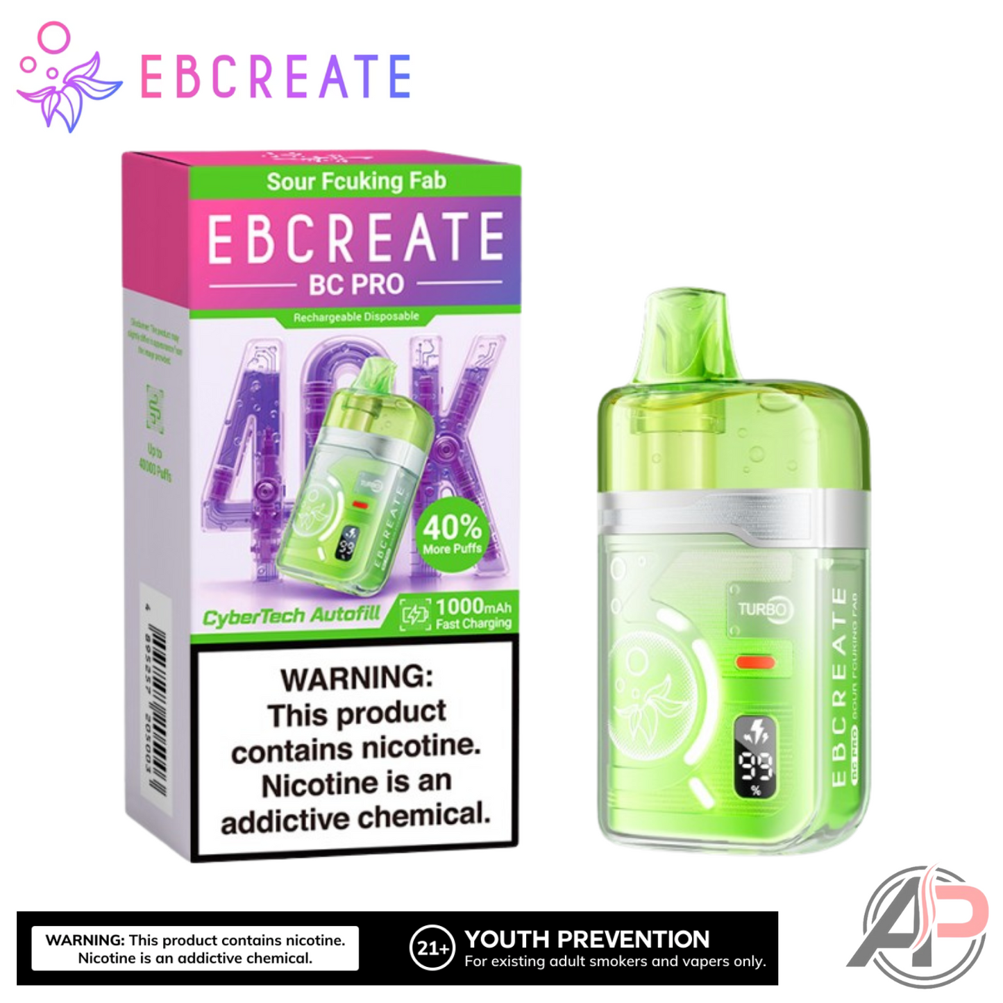 Ebcreate BC Pro 40000 Puffs Disposable Vape Device