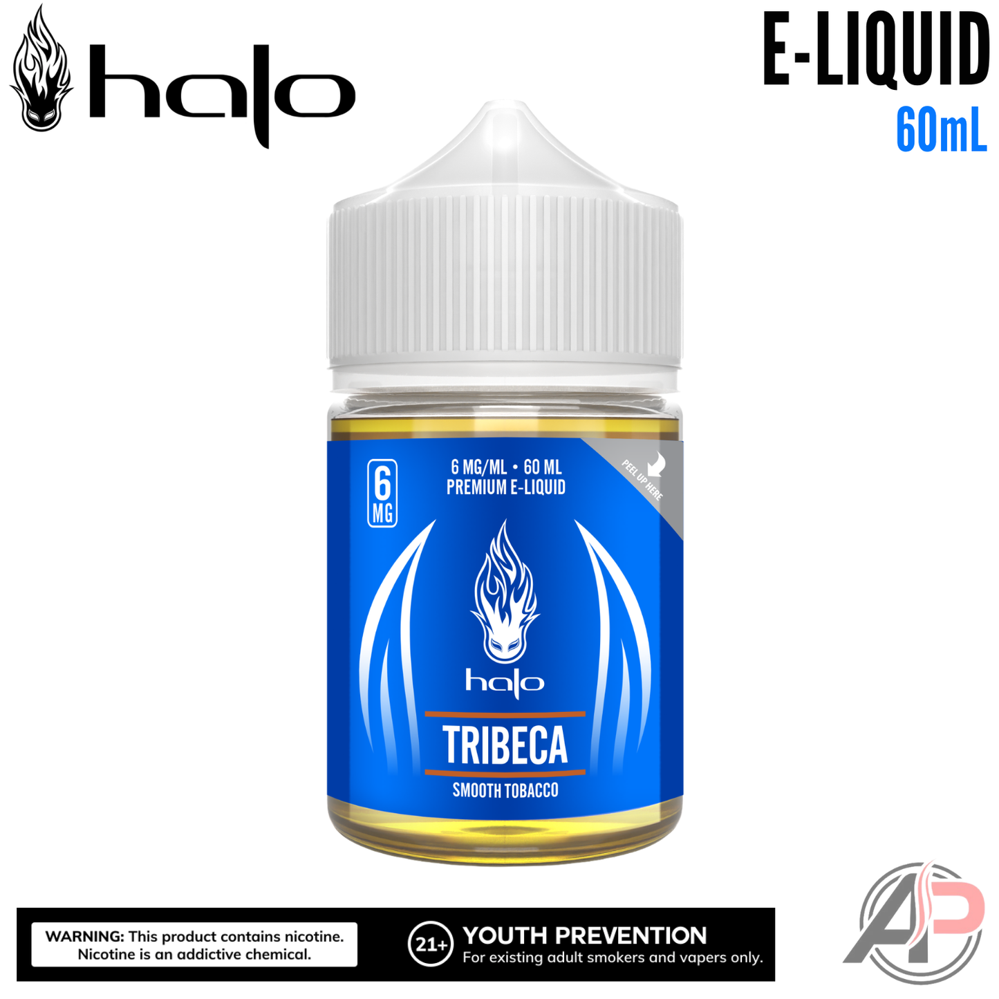 Halo Tribeca Smooth Tobacco E-Liquid 60ml | Vape Juice Apvs Halo Tribeca Smooth Tobacco E-Liquid 60ml | Vape Juice Apvs