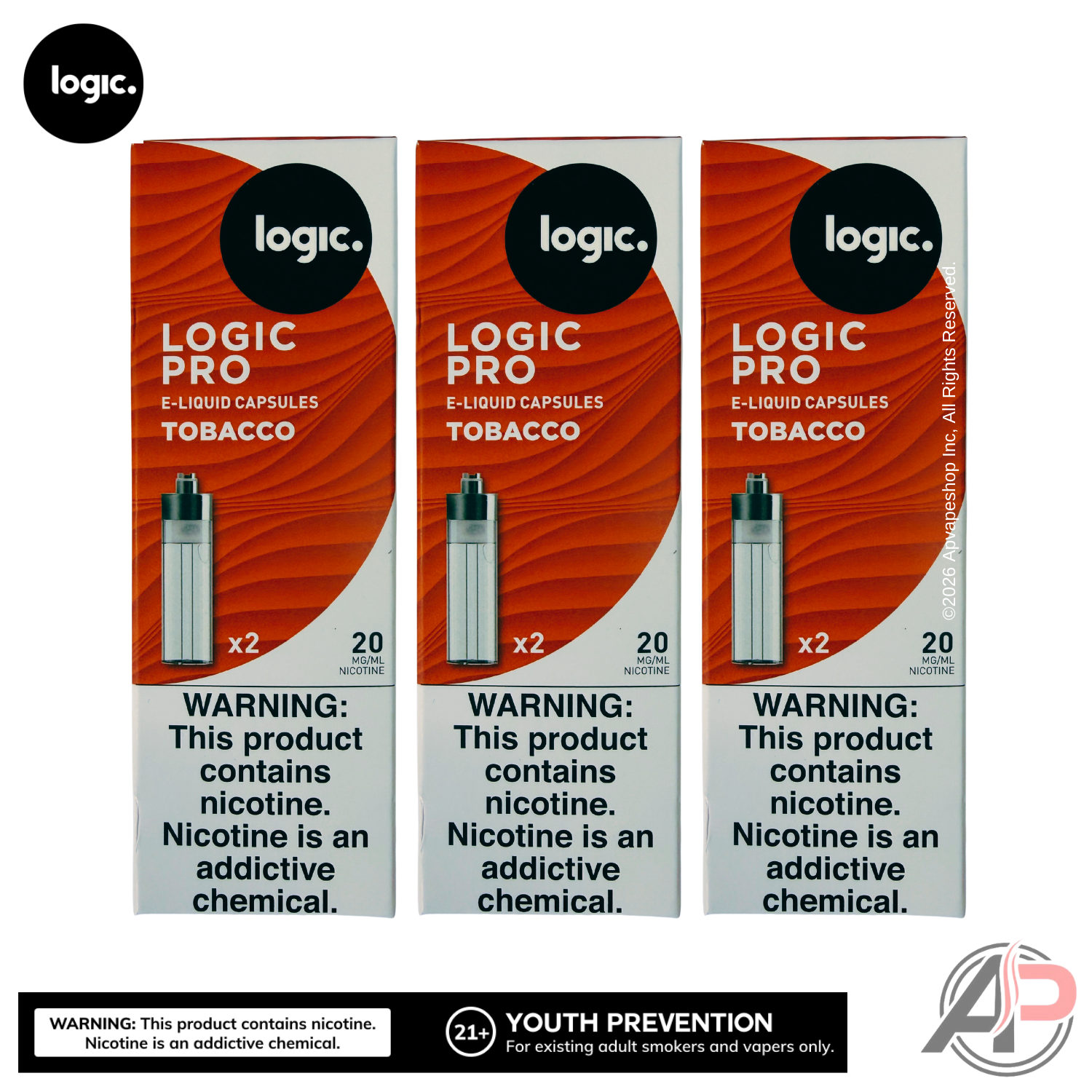 Logic Pro Tobacco Capsules 2 Pack