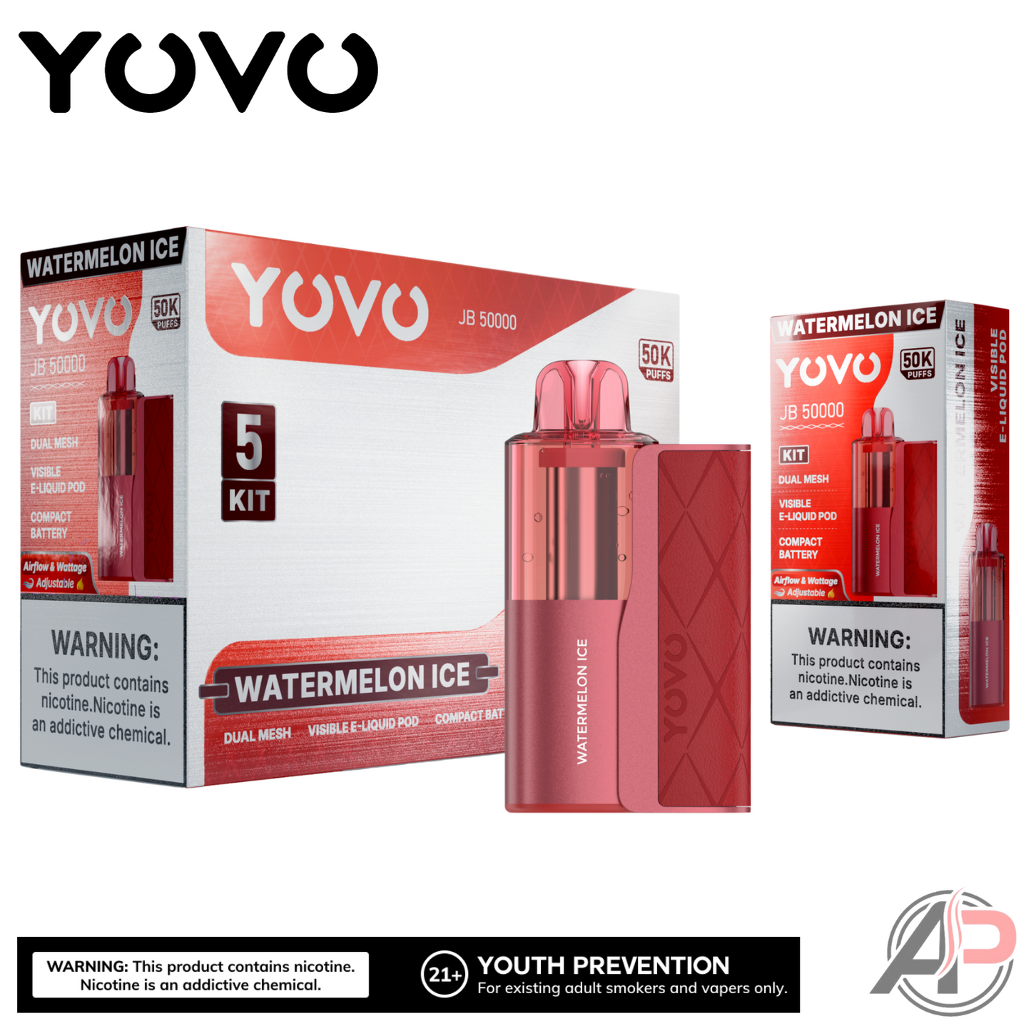Yovo JB50000 Puffs Disposable Vape Device Kit