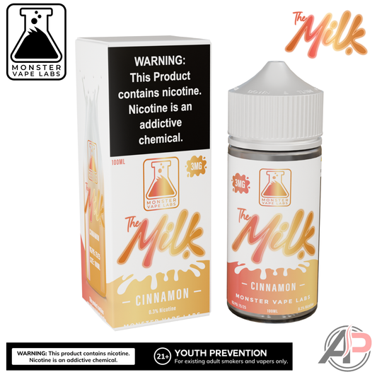 The Milk Cinnamon Vape Juice By Monster Vape Labs 100ml