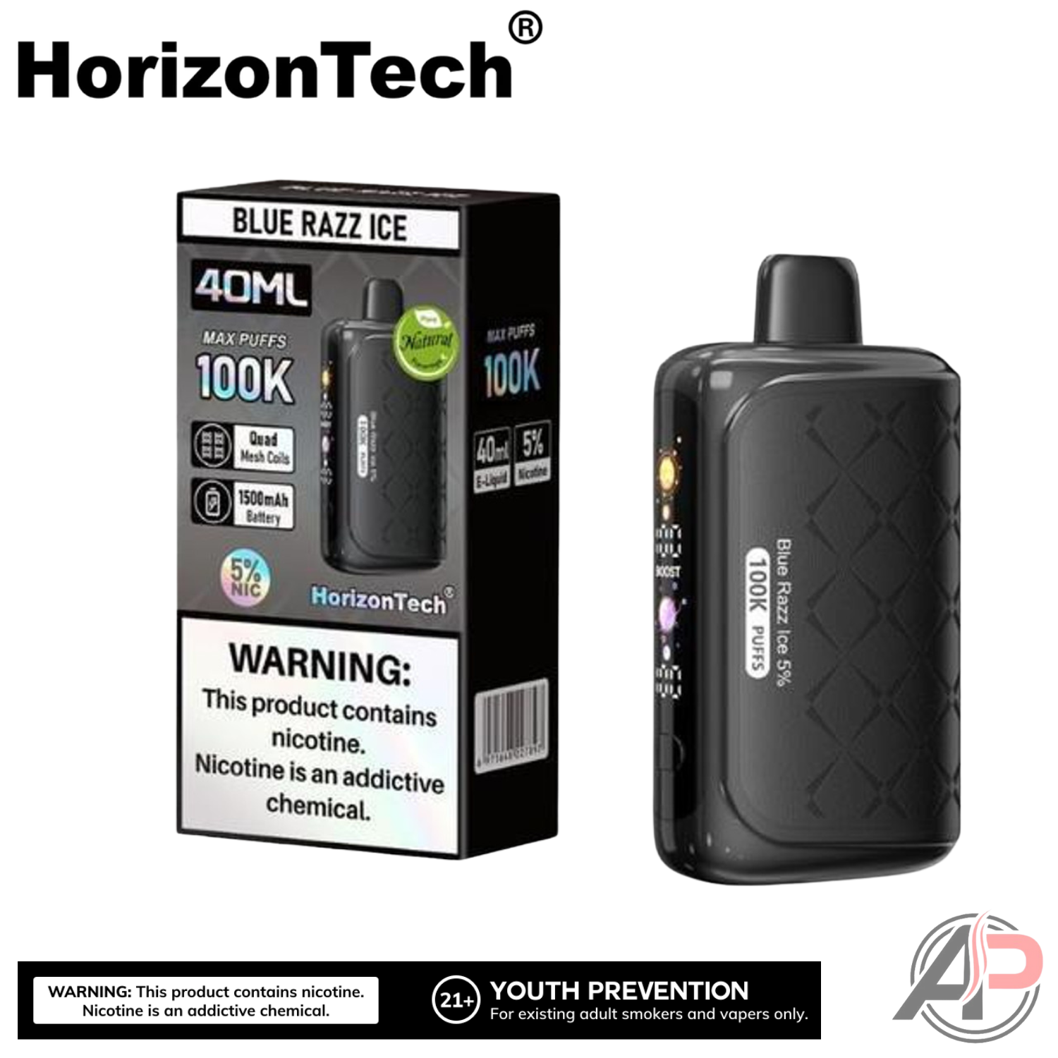 HorizonTech Max 100k Puffs Disposable Vape Device Apvs HorizonTech Max 100k Puffs Disposable Vape Device Apvs