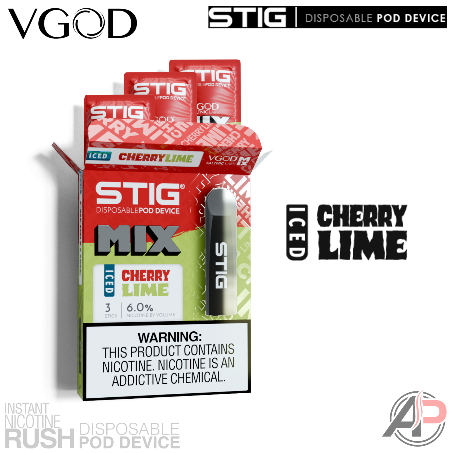 VGOD STIG Disposable Vape Pen | Vaping Device | E-Cigarette Apvs VGOD STIG Disposable Vape Pen | Vaping Device | E-Cigarette Apvs