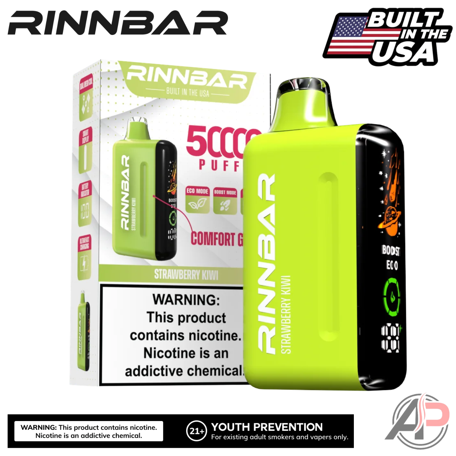 Rinnbar 50000 Puffs Disposable Vape Device