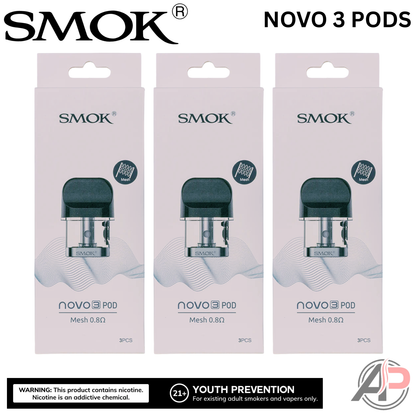 Smok Novo 3 Replacement Pods 3 Pack