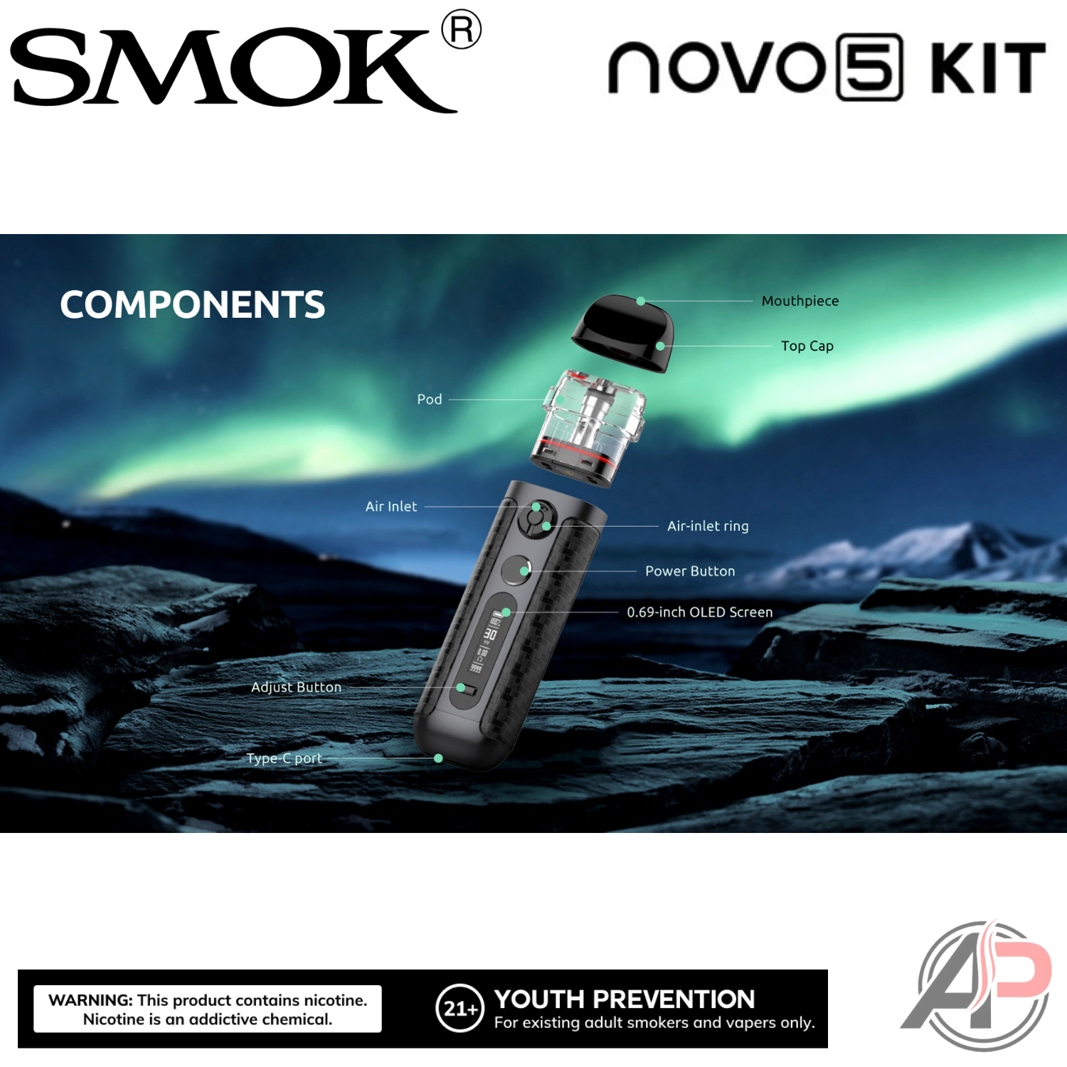 Smok Novo 5 Pod System Starter Kit Device
